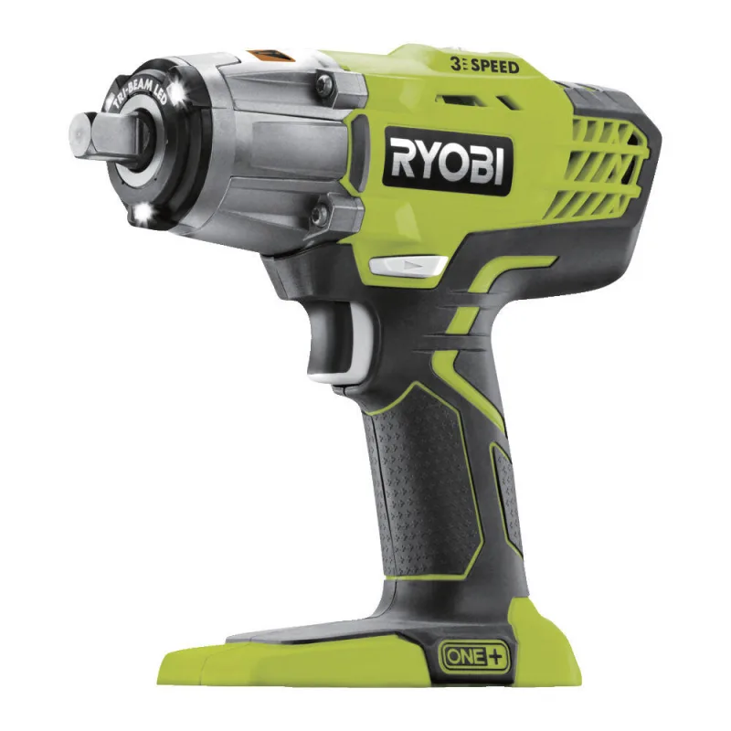 Aprietatuercas a batería ryobi 18v - sin batería - adaptador 1/4 hexagonal