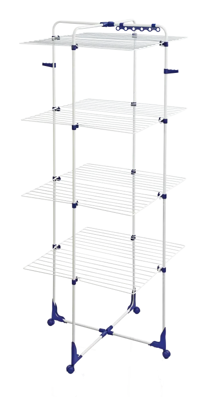 Tendedero vertical en forma de torre, 45 metros tendido, 68,50x171,50x4500 cm