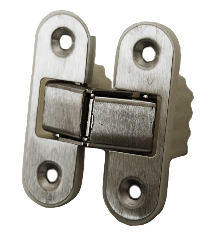 Bisagra oculta niquelado de 70x90 mm
