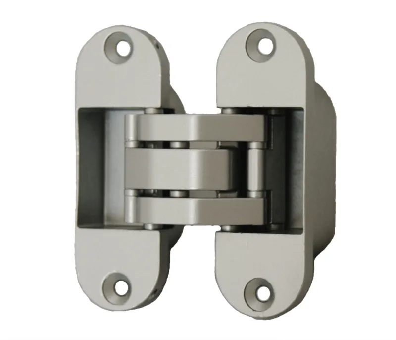 Bisagra oculta niquelado de 80x90 mm