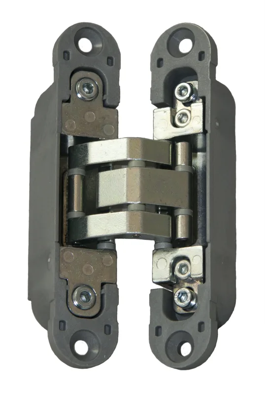 Bisagra oculta niquelado de 59x120 mm