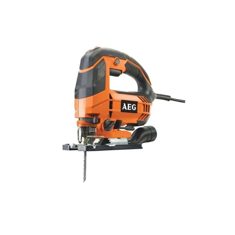 Aeg - sega elettrica 700 watt, 100 mm legno, facile cambio lama fixtec, fornito con: lama, paragrafi, cofanetto - step100x