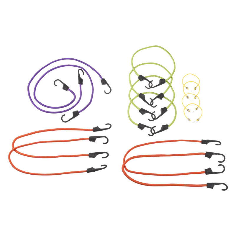 Pack 14 cables elásticos en polietileno de 1,75 kg carga máx