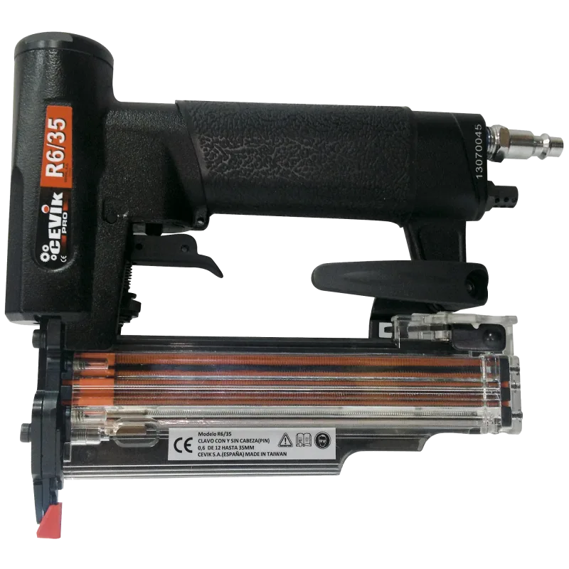 Clavadora neumática cevik pro r6/35 con presión máxima de 7 bares