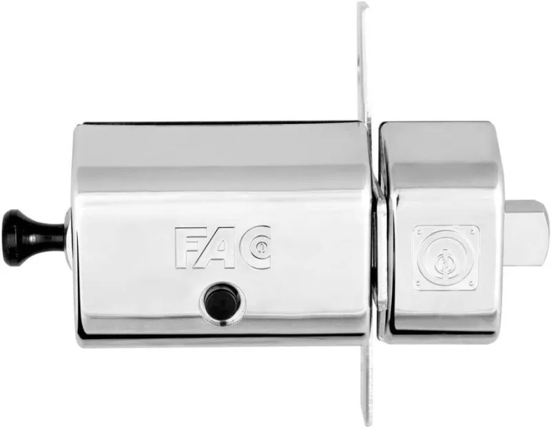 Cerrojo de seguridad fac 446-rp/80 magnet uve llave-botón de 80 mm ancho cromado