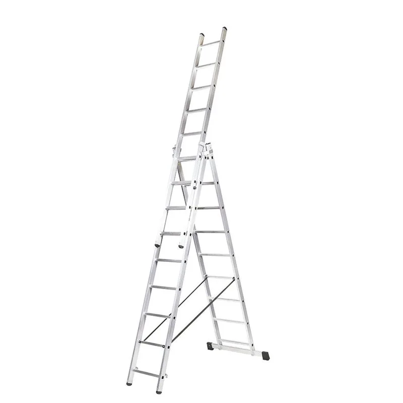 Escalera transformable altipesa 3 tramos - número peldaños 3x9