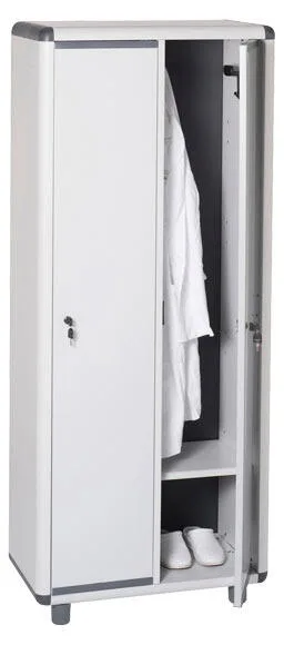 Taquilla de resina easy 175x72x40 cm color gris 2 puertas