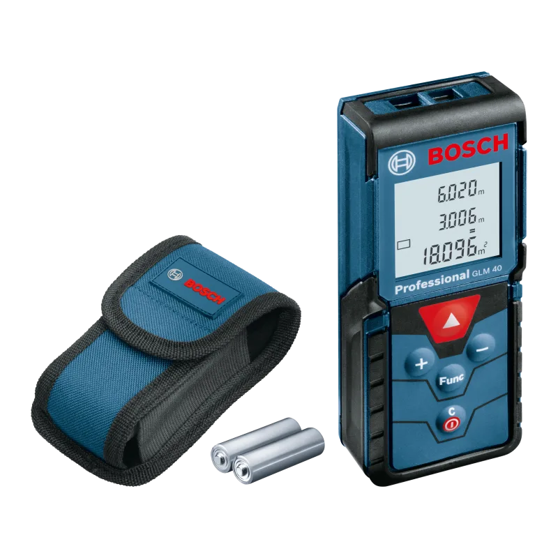Medidor láser bosch profesional glm 40 – alcance 40 m. ip54