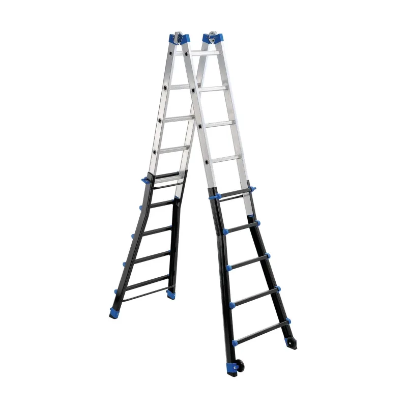 Escalera multiposición aluminio gierre altura máxima de trabajo 6,04 m