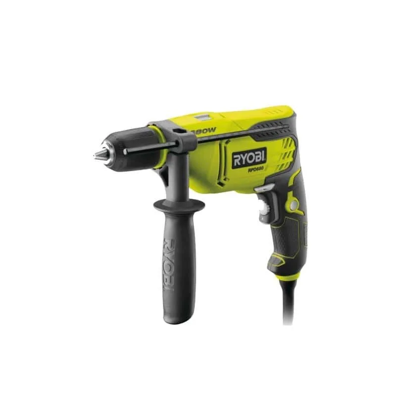 Taladro percutor ryobi rpd680-k 680w