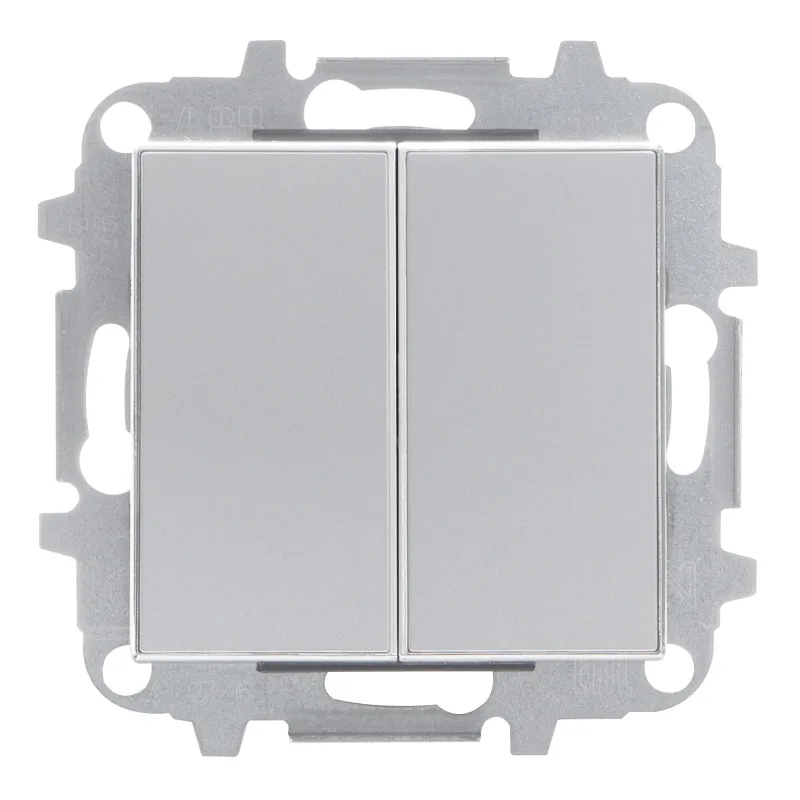 Interruptor doble niessen sky plata