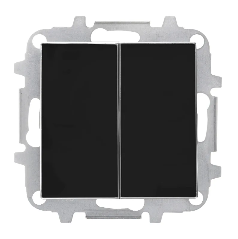 Interruptor doble niessen sky negro