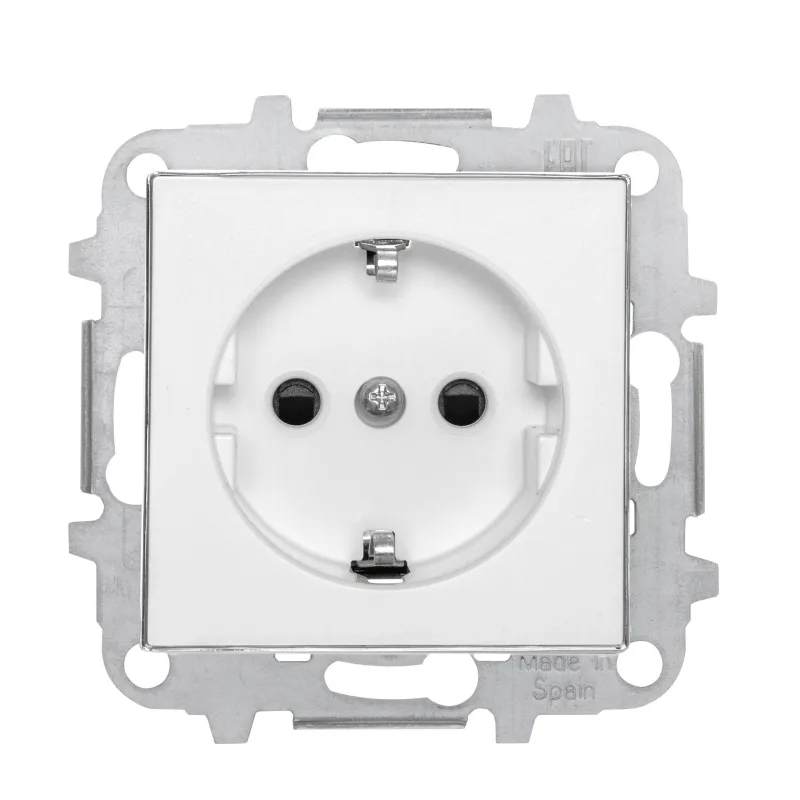 Enchufe niessen sky cristal blanco