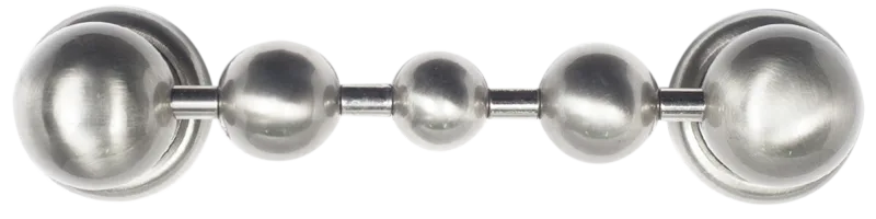 Pomo de puerta de latón cromado