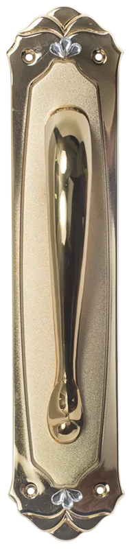 Pomo de puerta de latón transparente