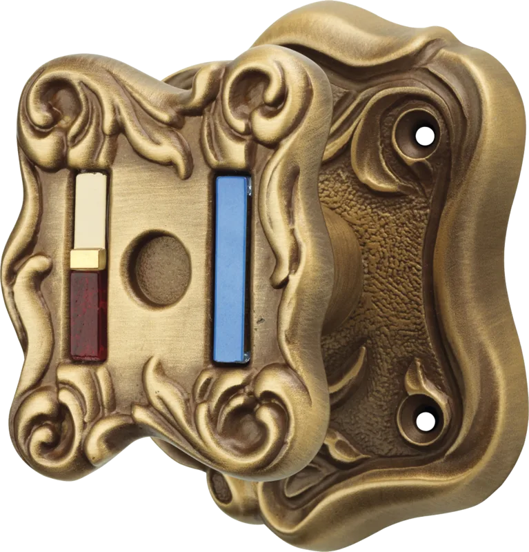 Pomo de puerta de latón mate