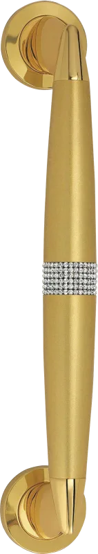 Tirador de puerta de latón brillante