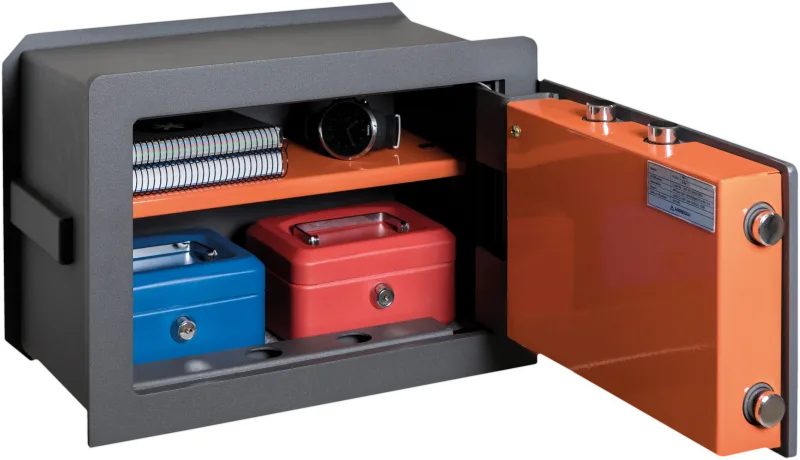 Caja fuerte empotrar arregui 181340 con llave, cerradura certificada 27x38,5x20 cm