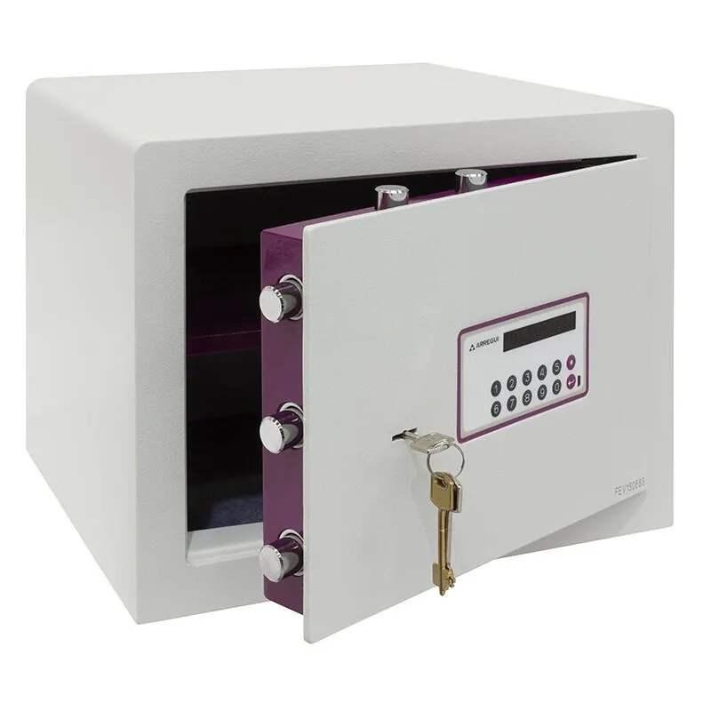 Caja fuerte arregui 150050 doble seguridad con código y con llave 32x42x36 cm
