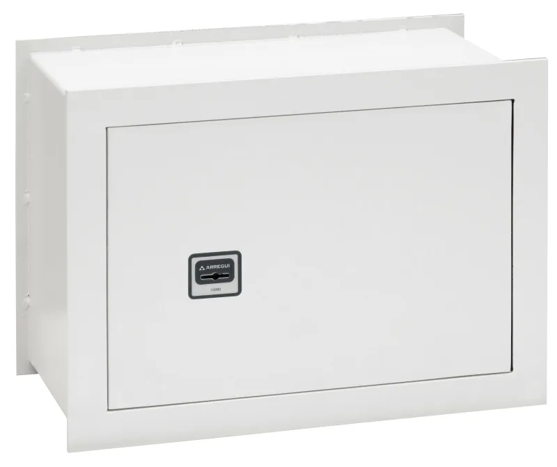Caja fuerte para empotrar en pared arregui 271350 cerradura de llave 30x41x20 cm