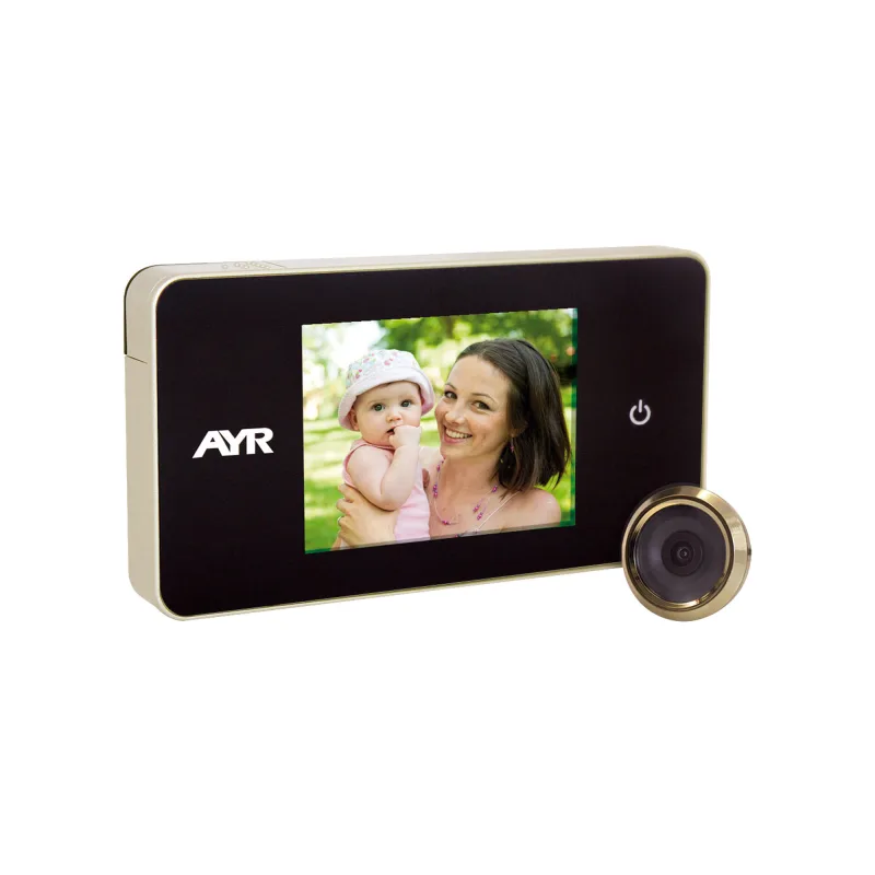 Mirilla digital ayr mod 756 con pantalla 2.6 latonado