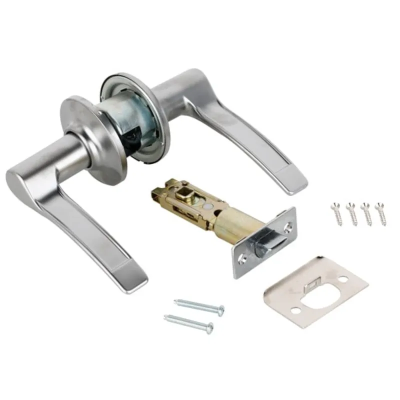 Juego de manilla barcelona de paso en acabado cromo mate