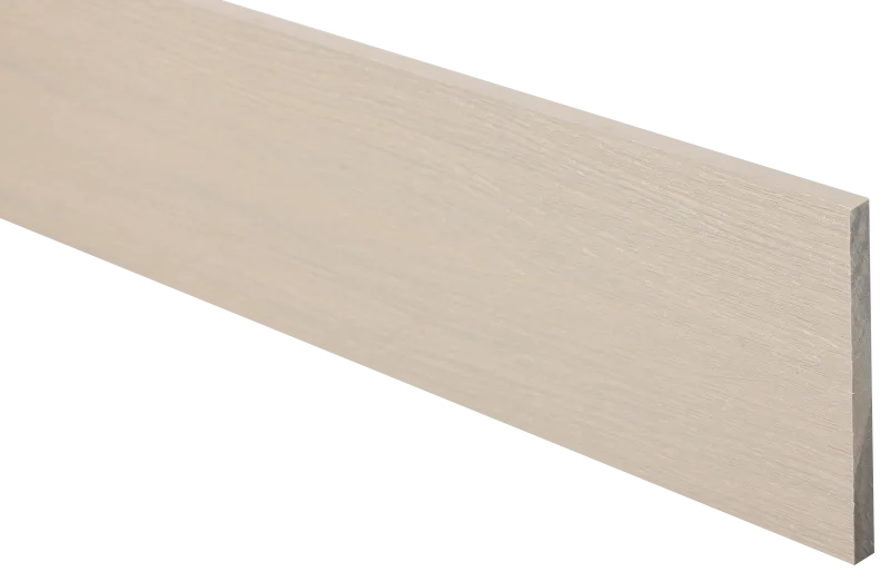 Zócalo beige antique de composite 14,2x220x1,2 cm