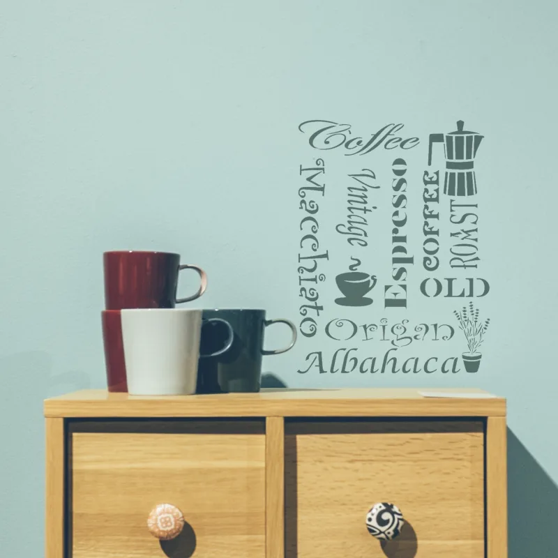 Plantilla decorativa stencil la pajarita kitchen 20x30cm