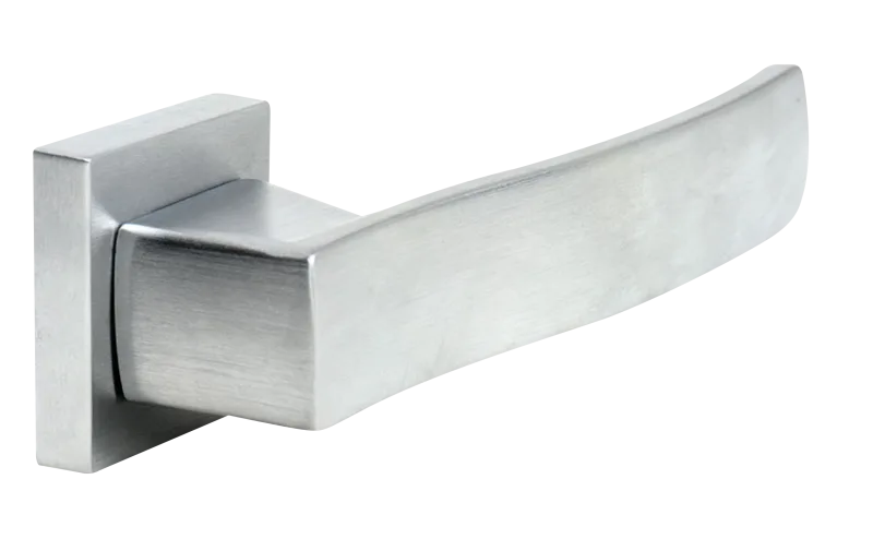 Juego de manilla con roseta endex de zamak cromado satinado