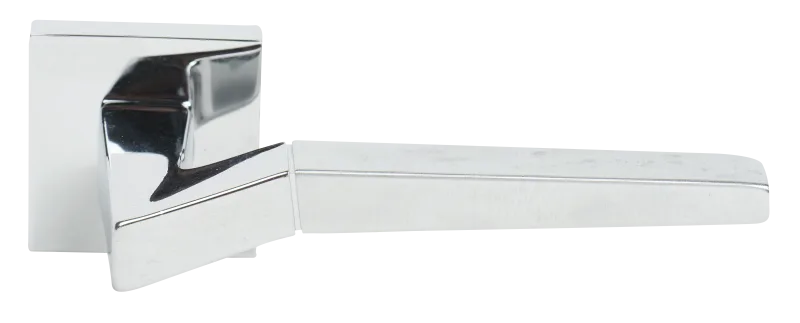 Juego de manilla con roseta varna de zamak cromado brillante