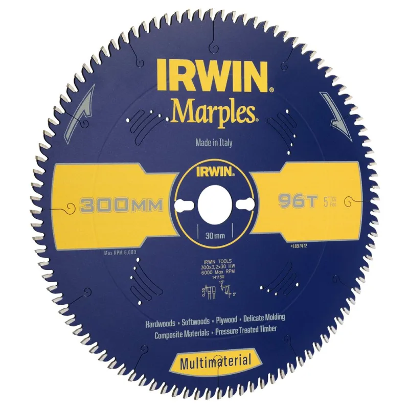 Disco sierra circular 300mm/96t multiuso