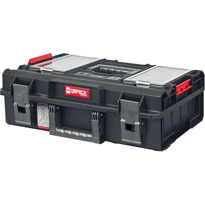 Caja de herramientas qbrick system one 200 maletín 2 organizadores modular asa