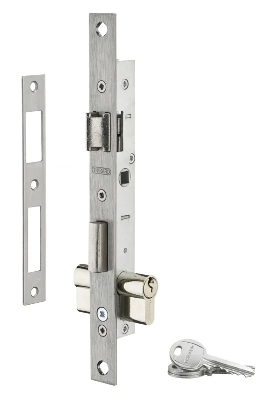 Cerradura de empotrar thirard, cilindro, eje 10,5 mm