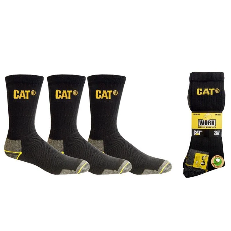 3 pares de calcetines largos caterpillar talla 41 / 42 / 43 / 44 / 45 gr
