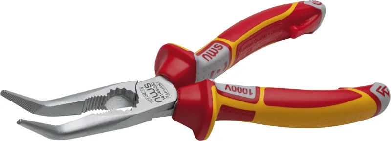 Alicate boca semiredonda curva serie 49 vde largo 205 mm