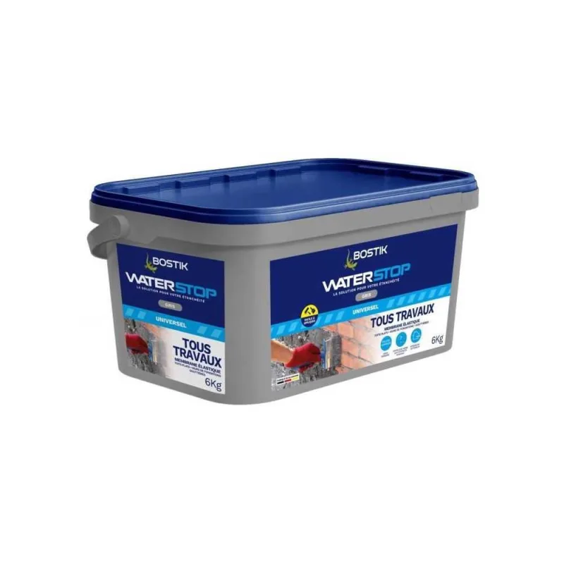 Membrane d'étanchéité waterstop - bostik - direct sans primaire gris - 6 kg - 30605265