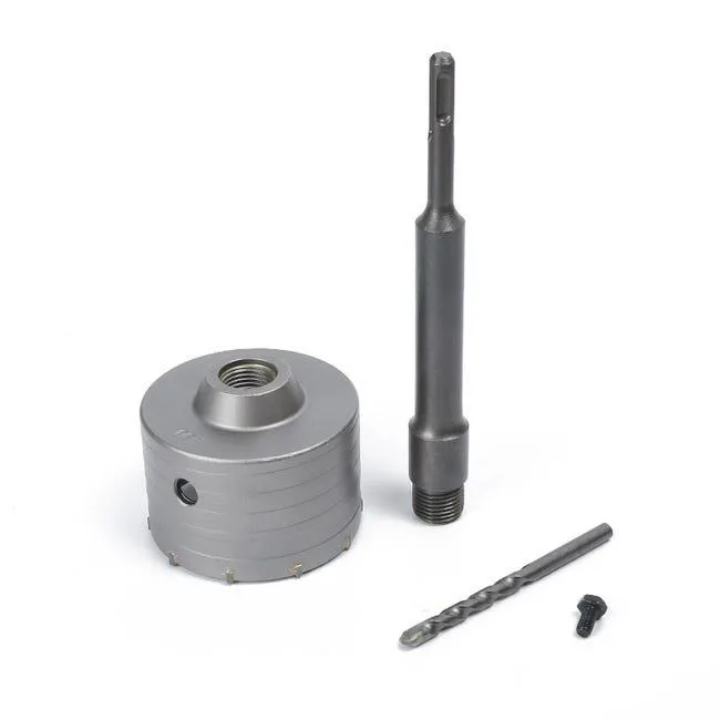 Scie cloche à béton 150 mm con vástago sds plus 220 mm para cemento, ladrillo, piedra, muro, hormigón autonivelante