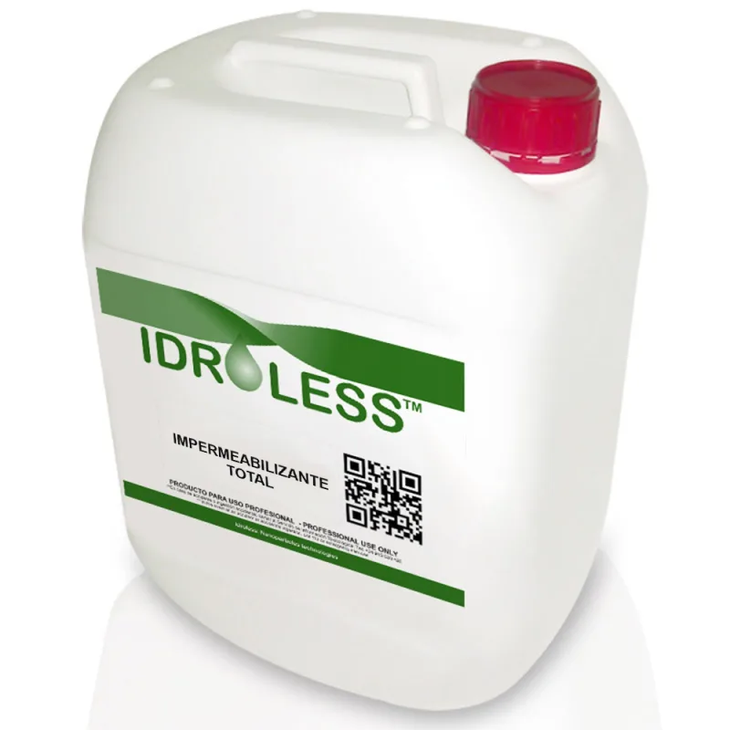 Impermeabilizante total de idroless para superficies húmedas (20 litros) - endurece, regenera, impermeabiliza y consolida cuevas, bodegas, sótanos...