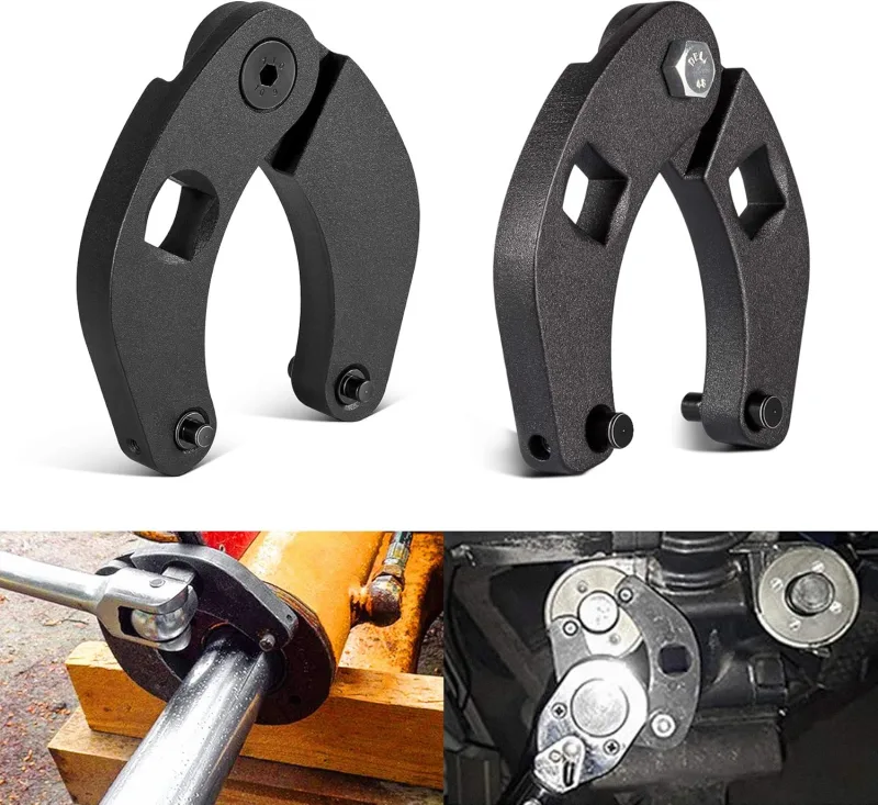 1266 y 7463 juego de 2 llaves de trinquete ajustables para cilindros hidráulicos grandes y pequeños