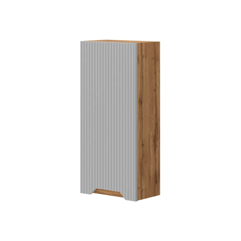 Vicco armario de baño lotta, roble/gris a rayas, 20 x 72.6 cm