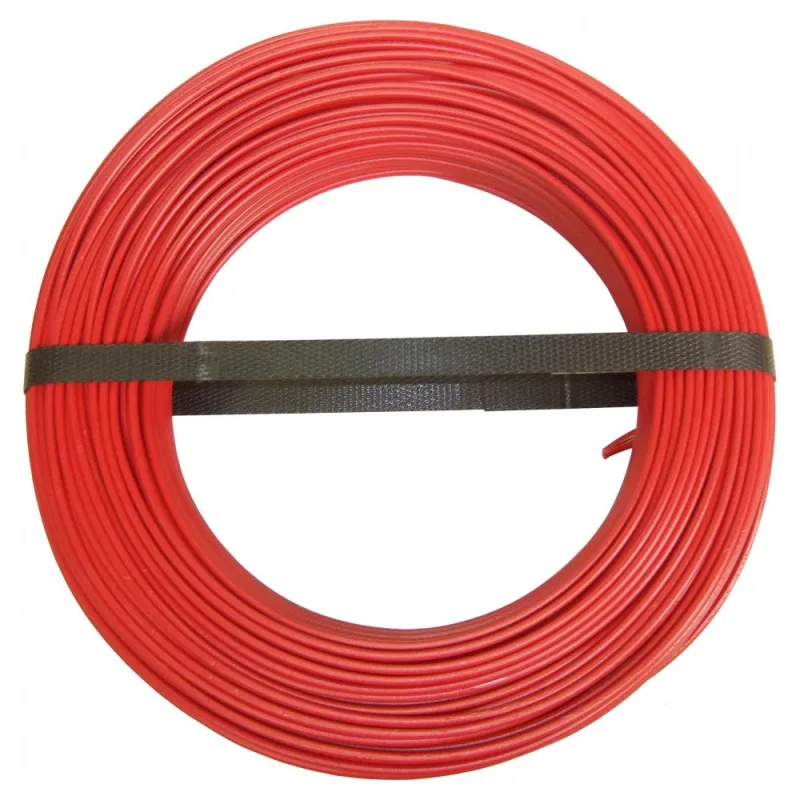 Cable eléctrico 2,5 mm² h07vu, en rollos de 100m rojo