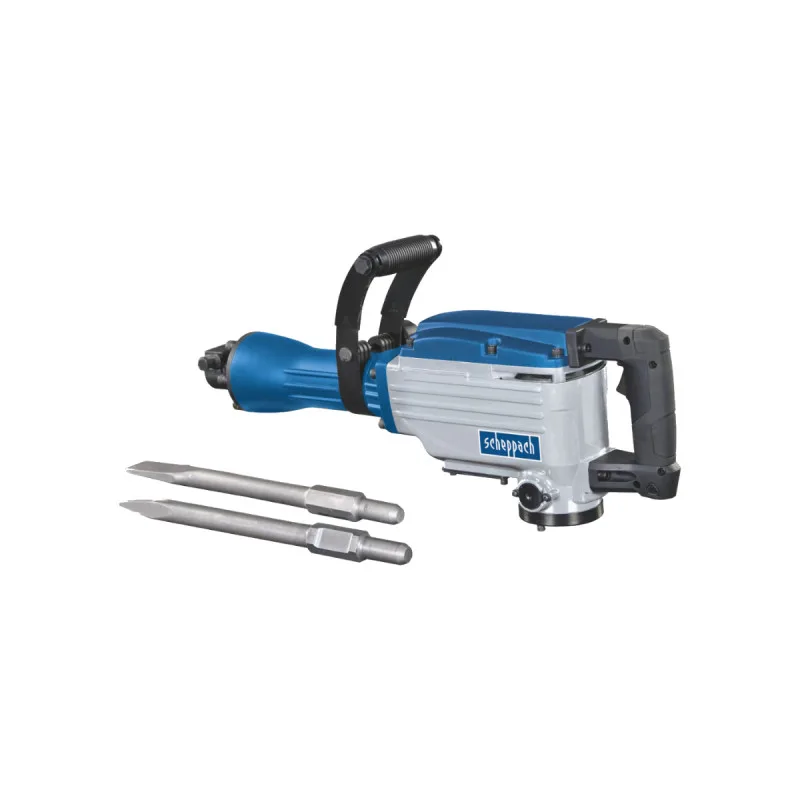 Martillo neumático ab1600 1600w 230v - scheppach - con juego de cinceles - caja - 5908201901