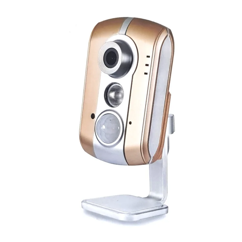 Cámara 3g wifi 720p hd dual con vídeo p2p, led infrarrojos y control remoto para smartphones.