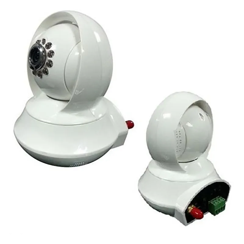 Cámara ip inalámbrica led infrarroja hd 720p lan rj45 wifi motorizada