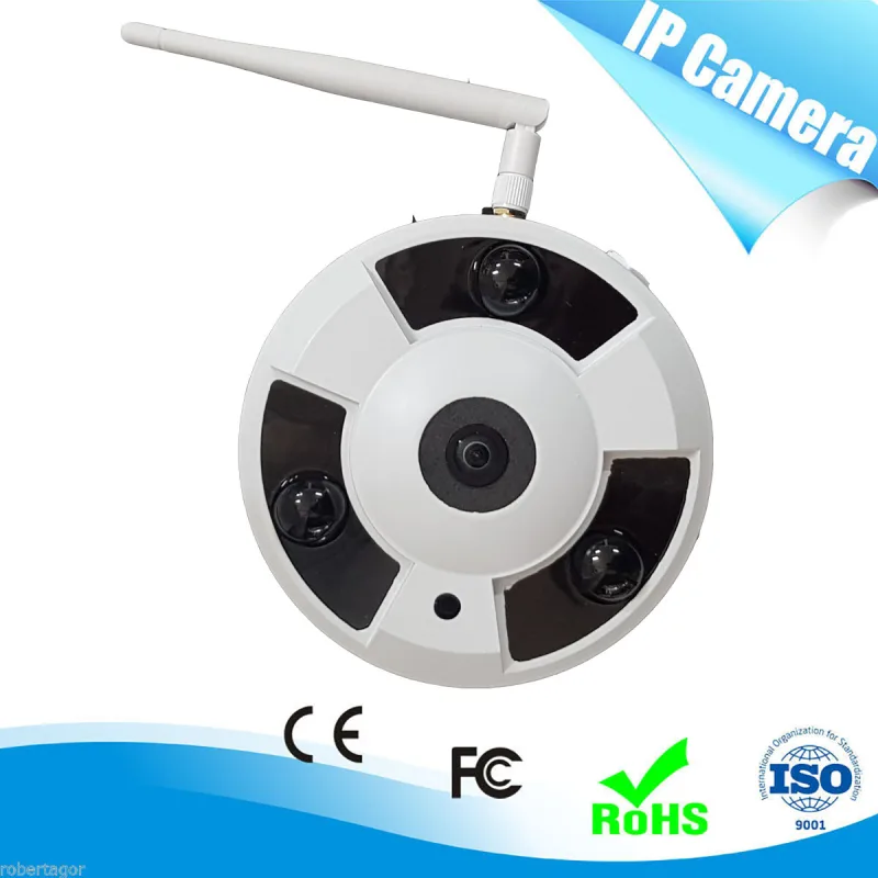 Cámara ip domo wifi lan para videovigilancia con matriz de 3 led, 1,3 mpx tvl, techo, 360°