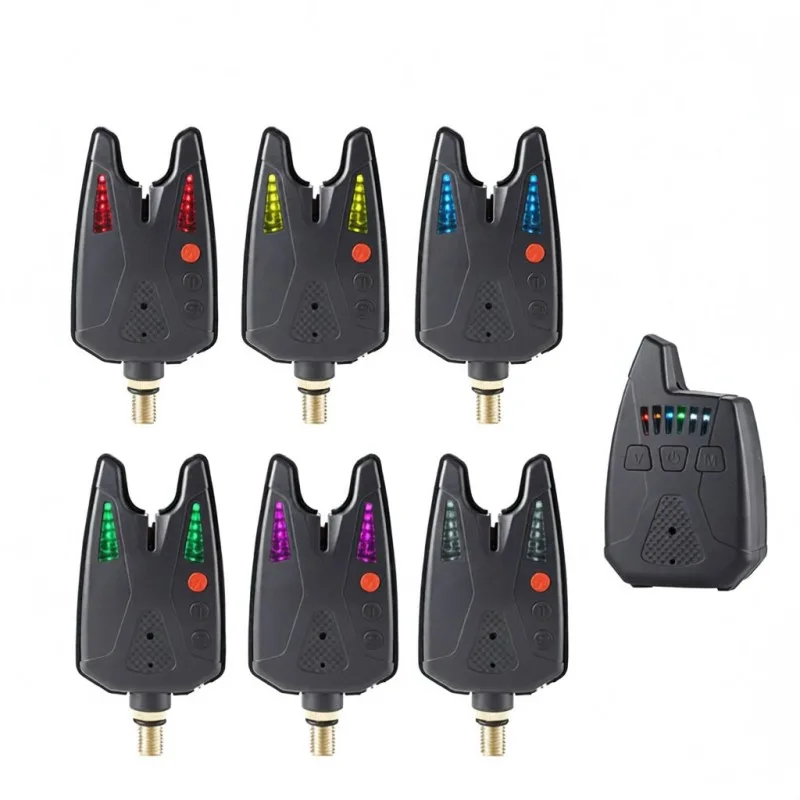 Electronic fishing alerts bite alarm led alarma inalámbrica con receptor digital sonido alert kit 200m