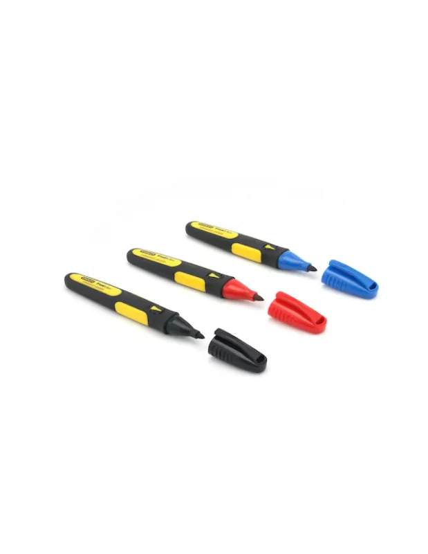 Lote de de 3 marcadores punta fina stanley