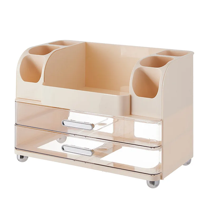 Autrucker caja de almacenamiento de pared para baño, ahorra espacio para artículos esenciales del baño (blanco lechoso)