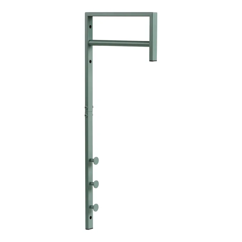 Perchero de pared trento,metal,verde,kendra home