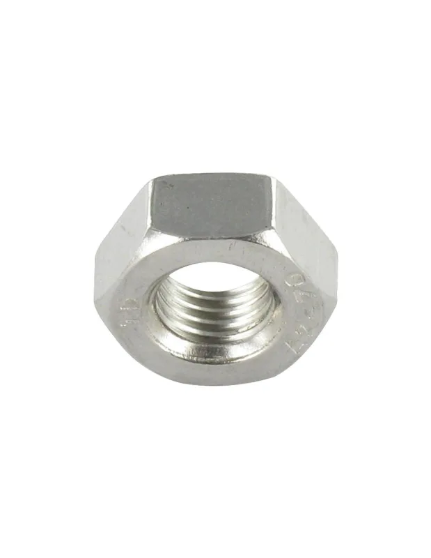 Tuerca hexagonal hu m27 paso fino paso de 200 inoxidable a2